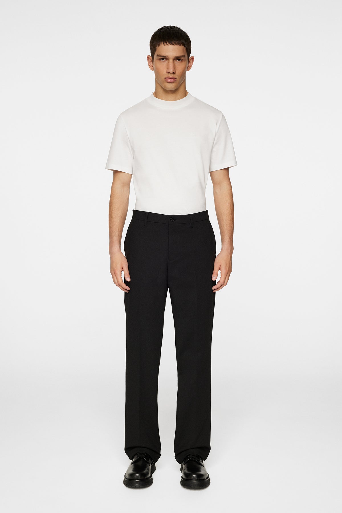 Gabi Compact Stretch Pants in Black by J.Lindeberg