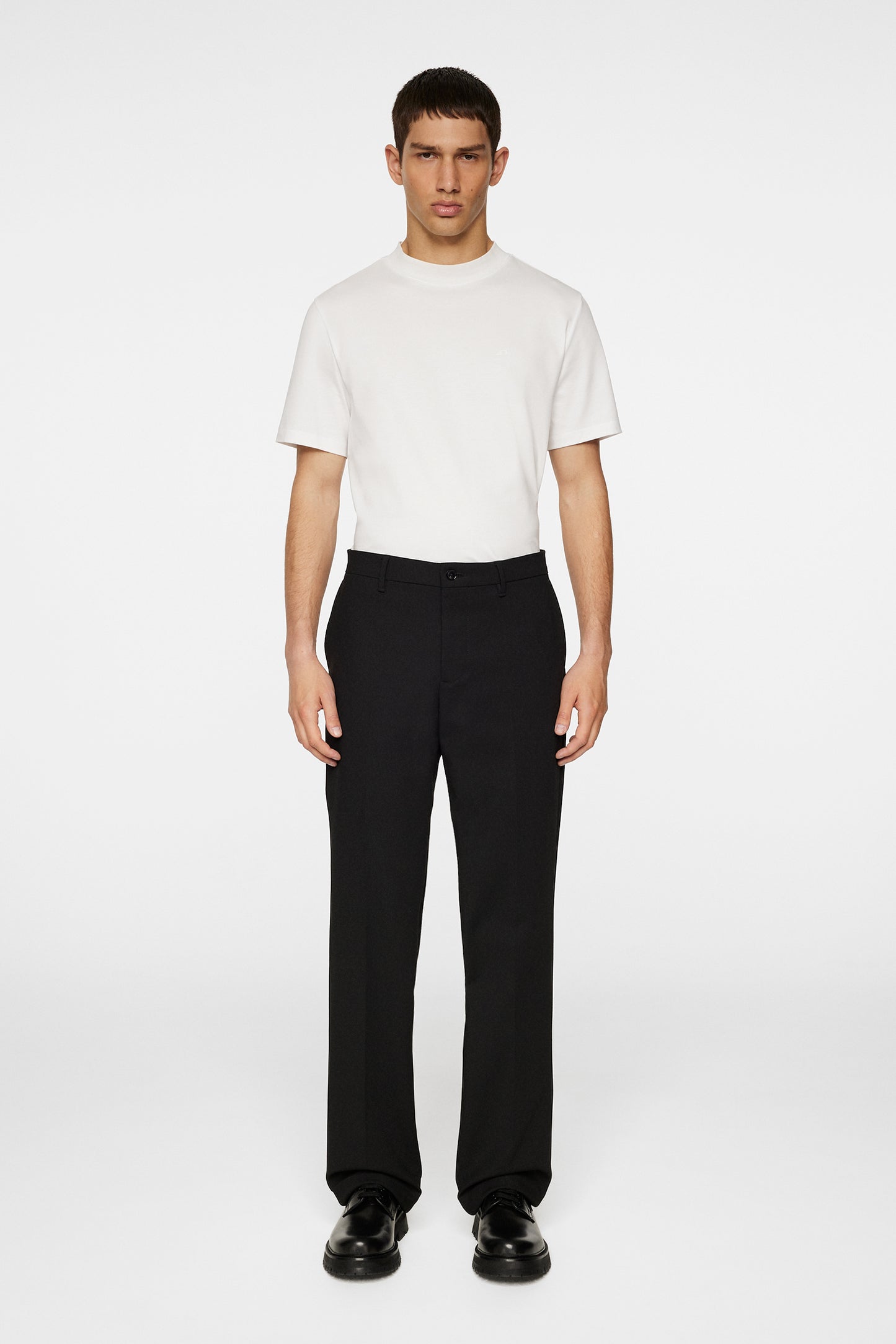 Gabi Compact Stretch Pants in Black by J.Lindeberg