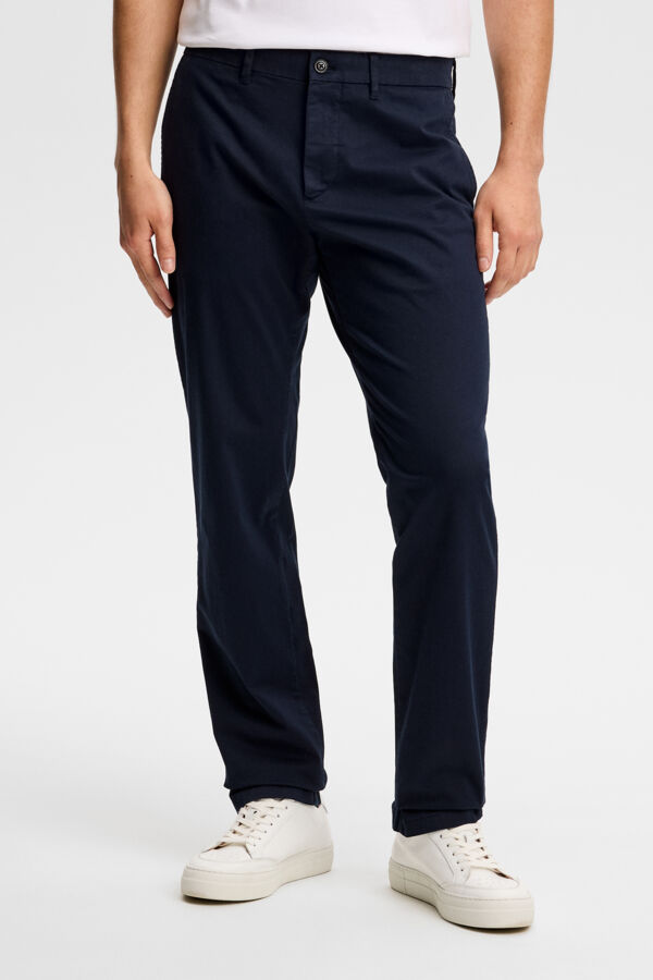 Chaze Cotton Stretch Pants / JL Navy