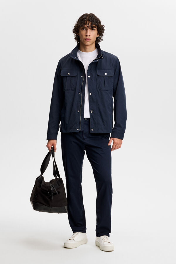 Chaze Cotton Stretch Pants / JL Navy