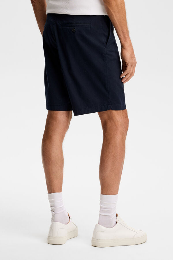 Shane Cotton Stretch Shorts / JL Navy