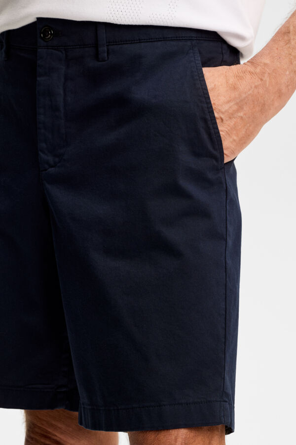 Shane Cotton Stretch Shorts / JL Navy