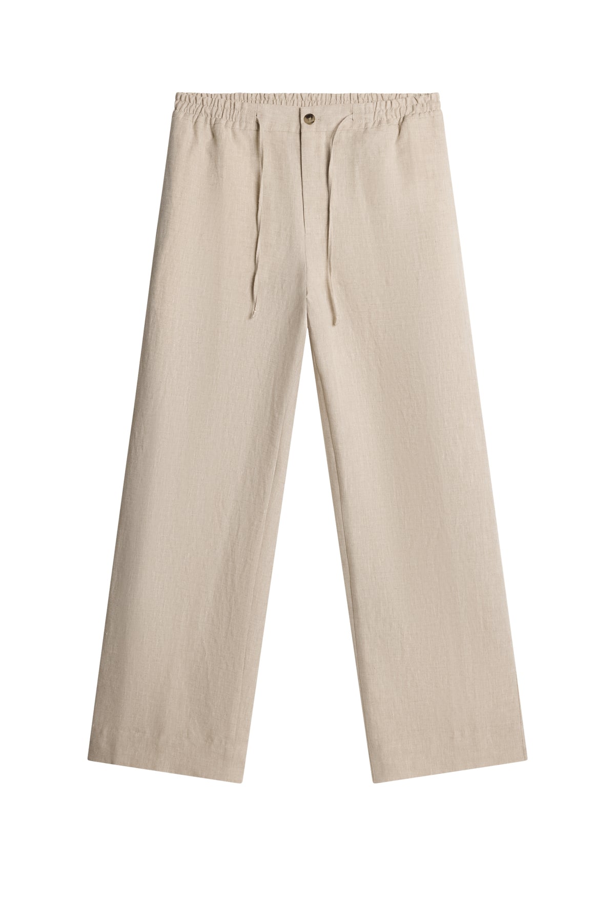 Noah Drape Linen Pants in Moonbeam by J.Lindeberg