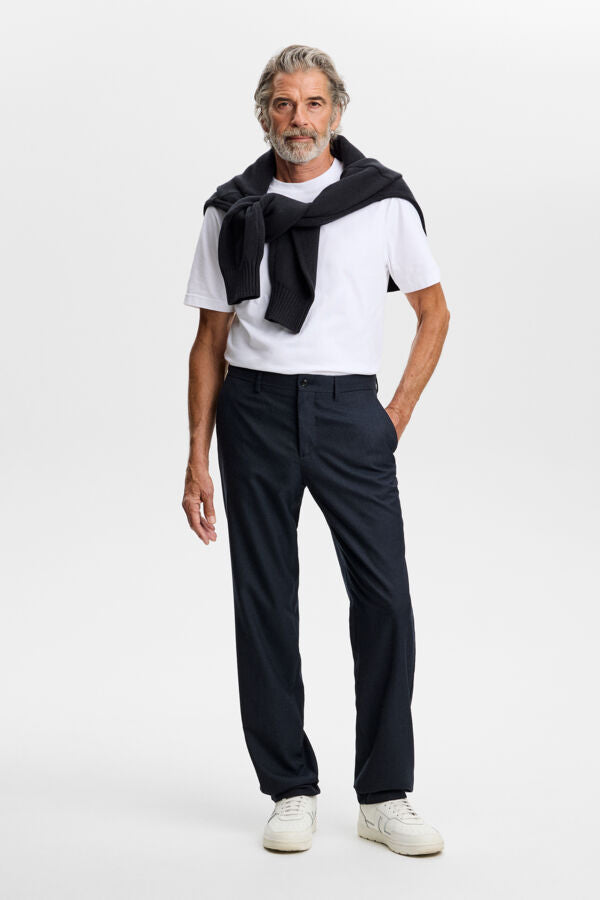 Logan Brushed Twill Pants / JL Navy