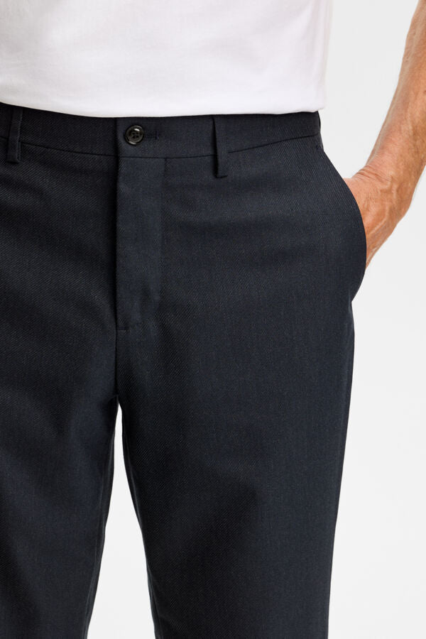 Logan Brushed Twill Pants / JL Navy