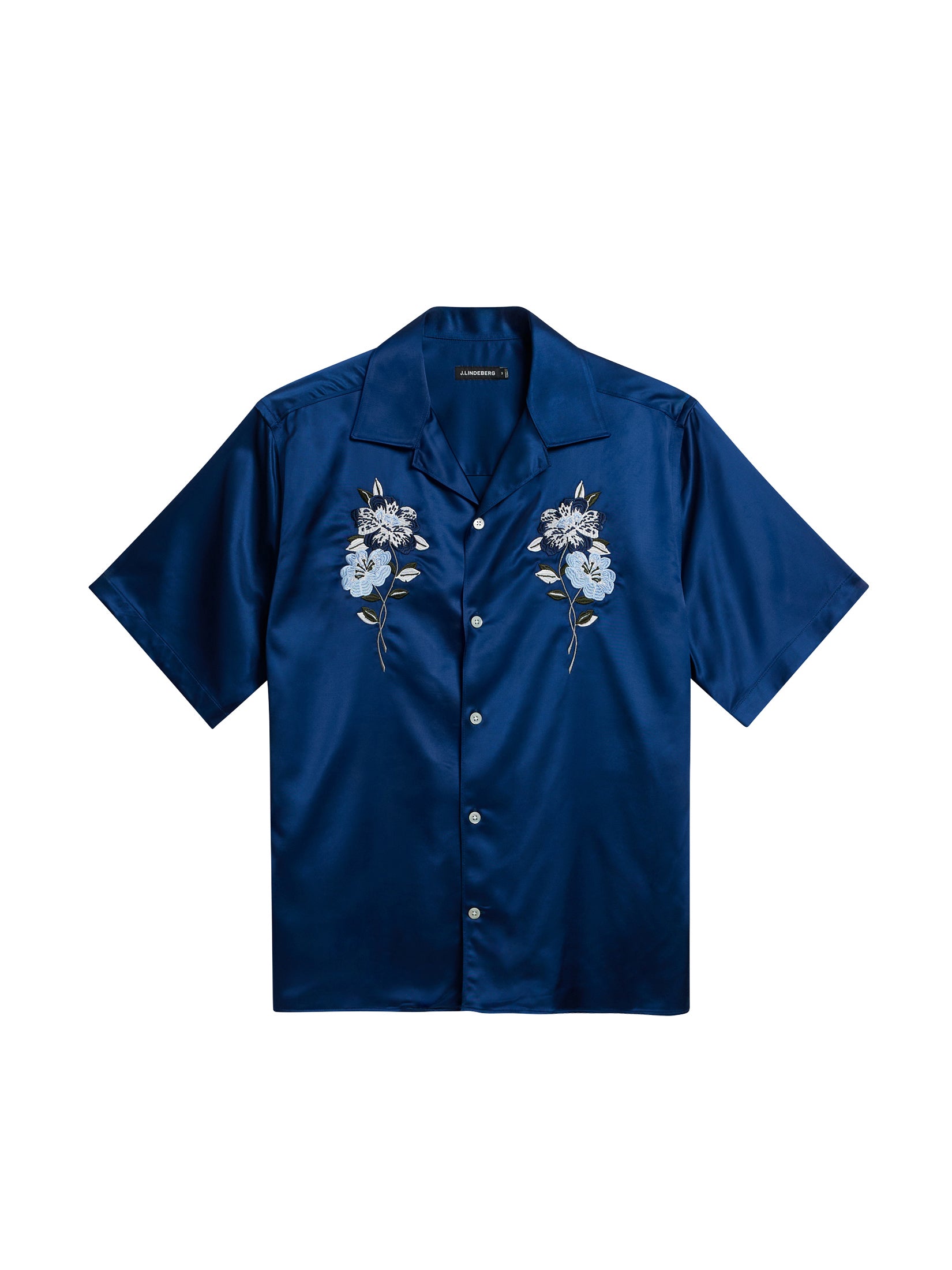 Elliott Satin Embroidered Shirt