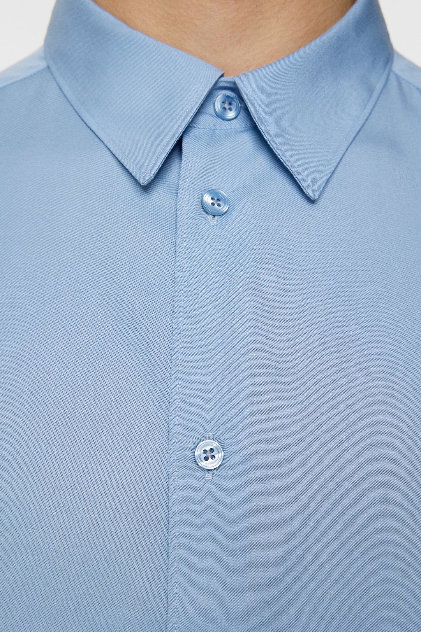 Slim LS Comfort Tencel Shirt in Rain Washed by J.Lindeberg