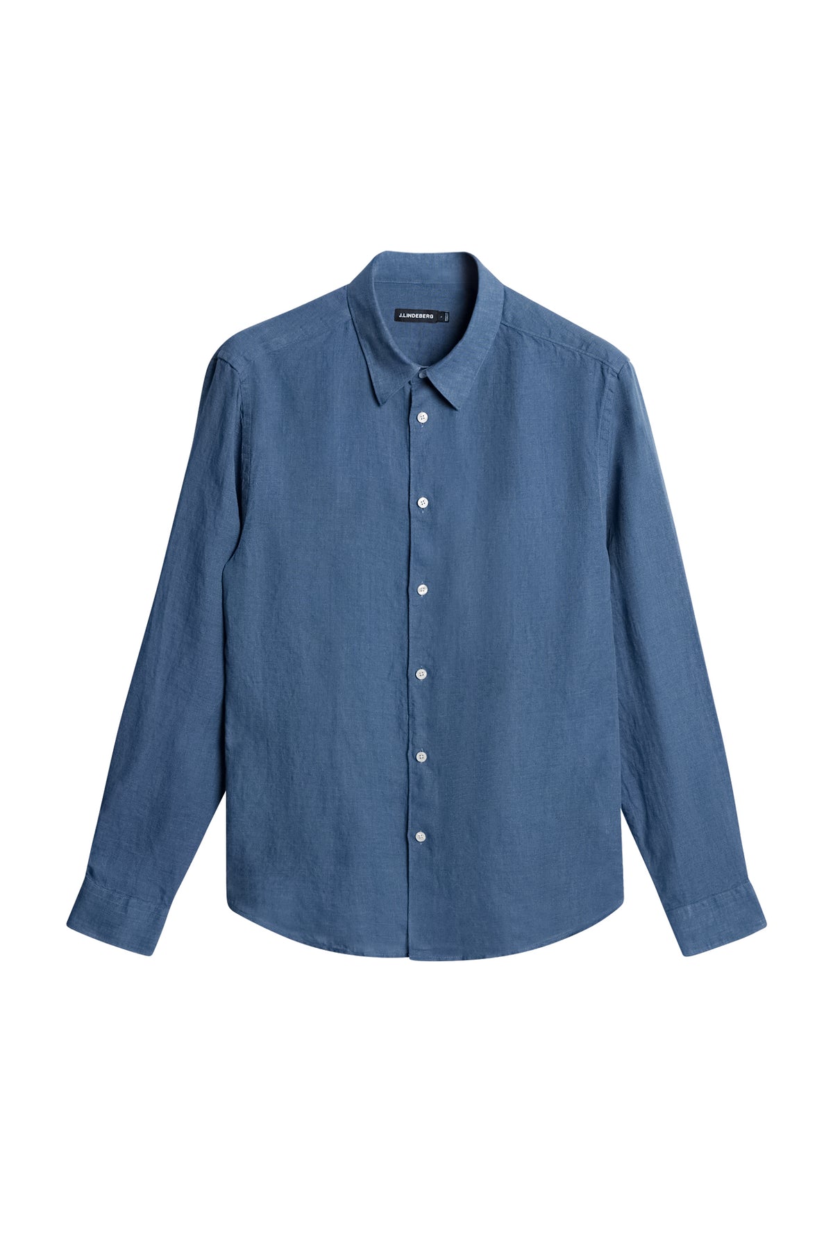 Slim LS Linen Melange Shirt in Rain Washed by J.Lindeberg
