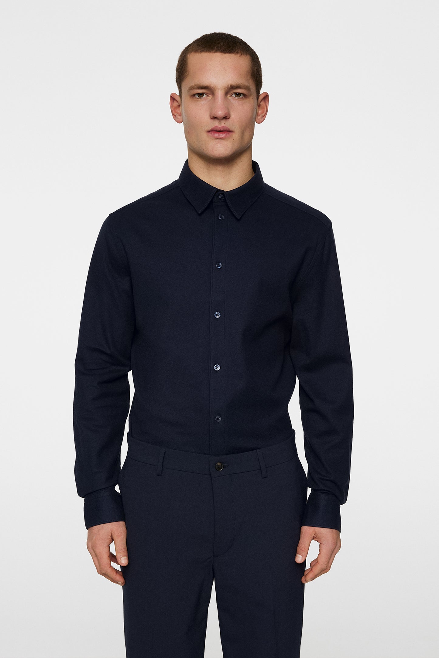 Marlon Jersey Shirt in JL Navy by J.Lindeberg
