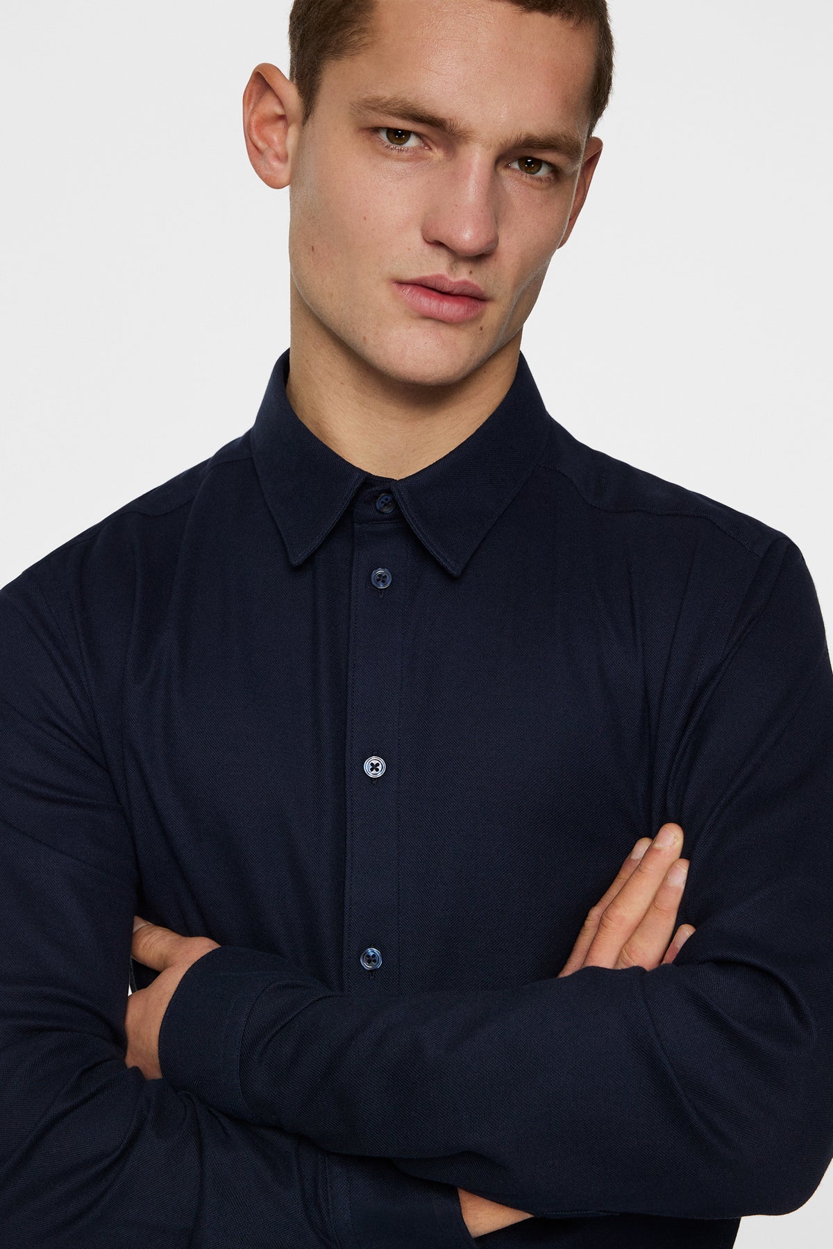 Marlon Jersey Shirt in JL Navy by J.Lindeberg