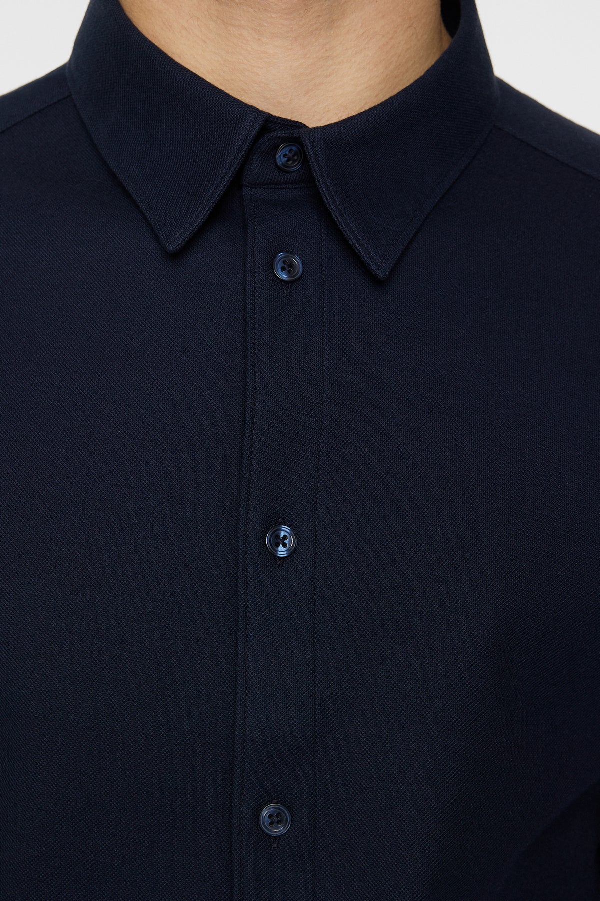 Marlon Jersey Shirt in JL Navy by J.Lindeberg