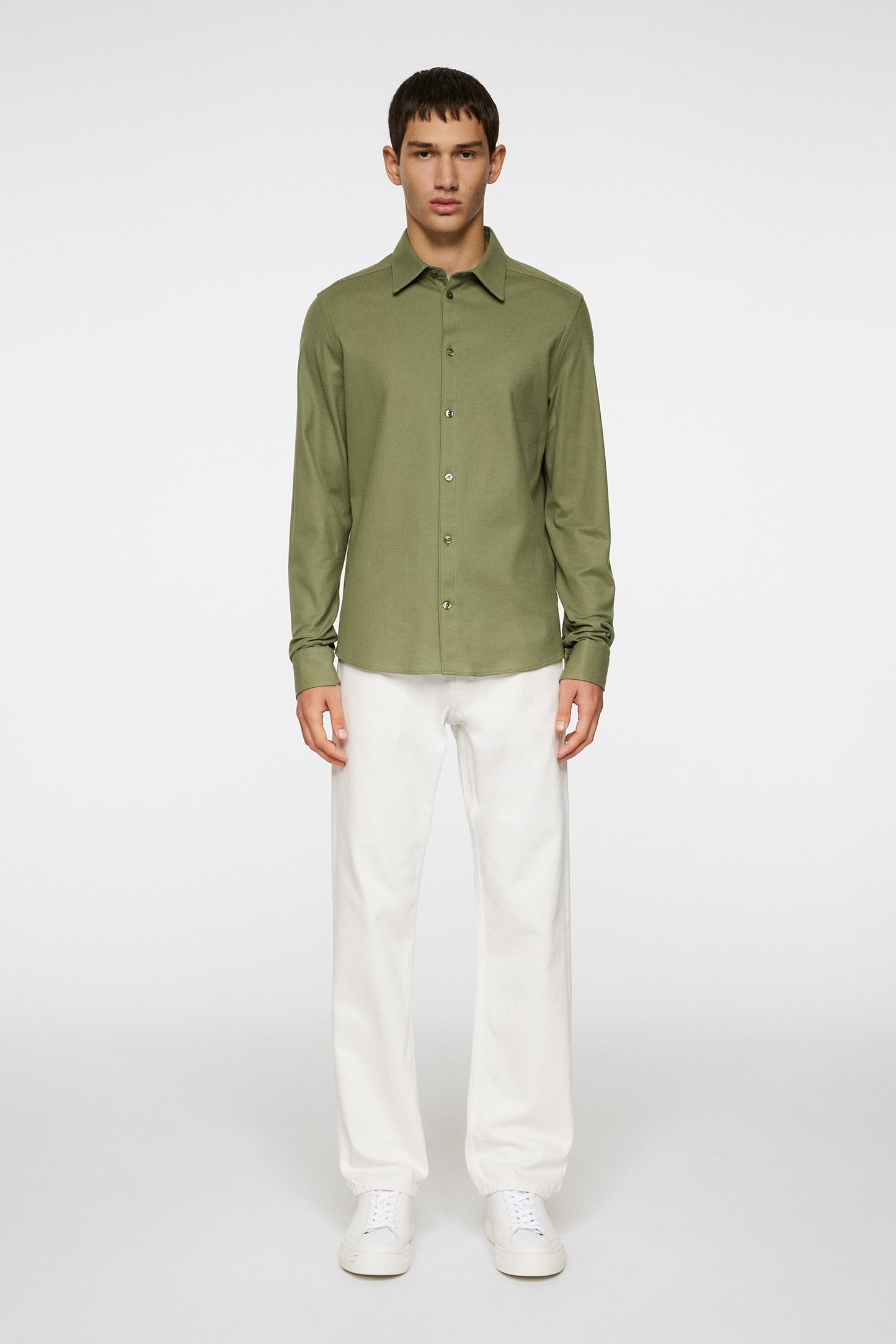 Marlon Jersey Shirt in Olivine by J.Lindeberg