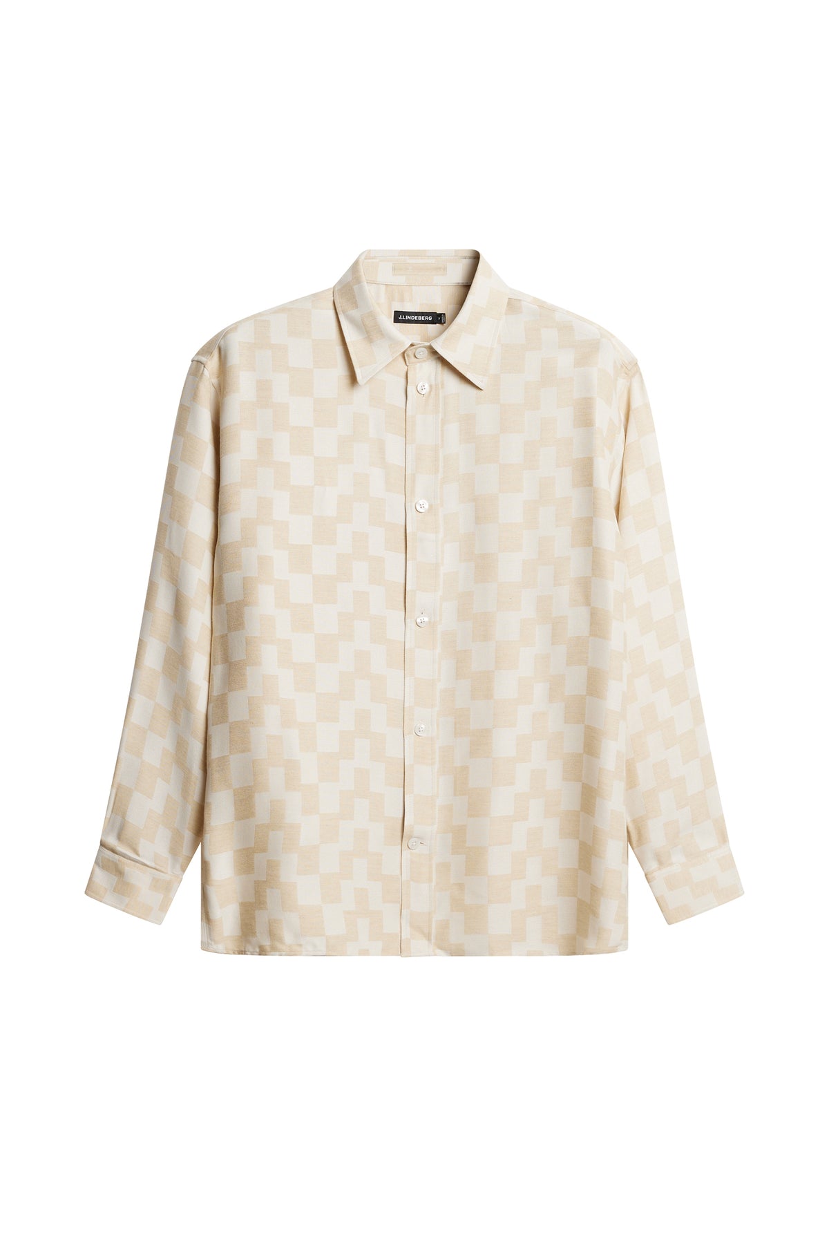 Howard Jacquard Shirt in Moonbeam by J.Lindeberg