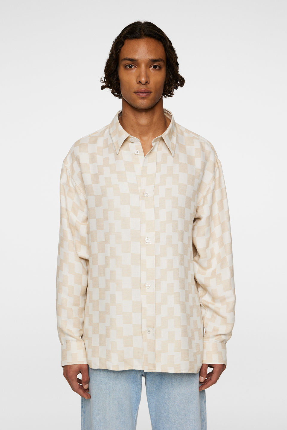 Howard Jacquard Shirt / Moonbeam