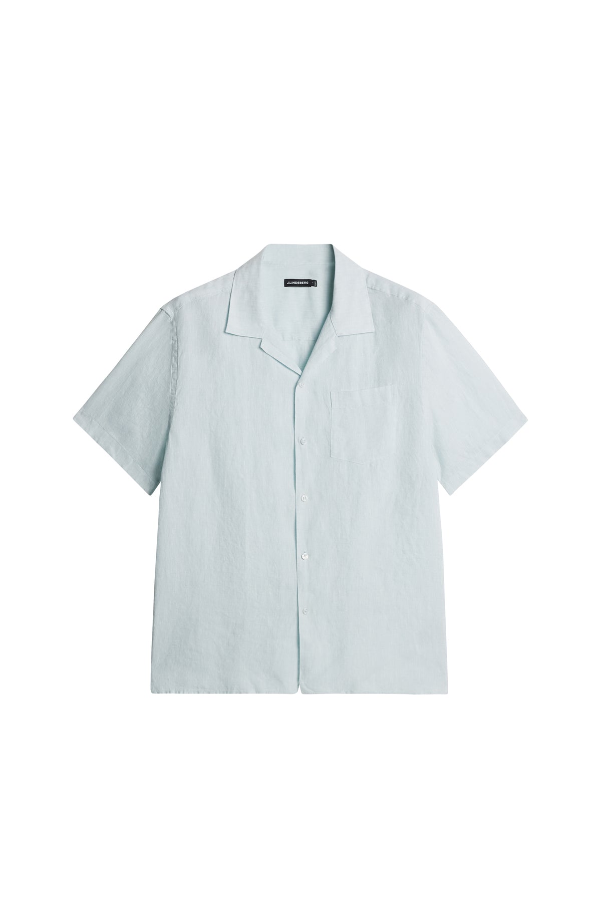 Elio Linen Melange Shirt in Winter Sky by J.Lindeberg