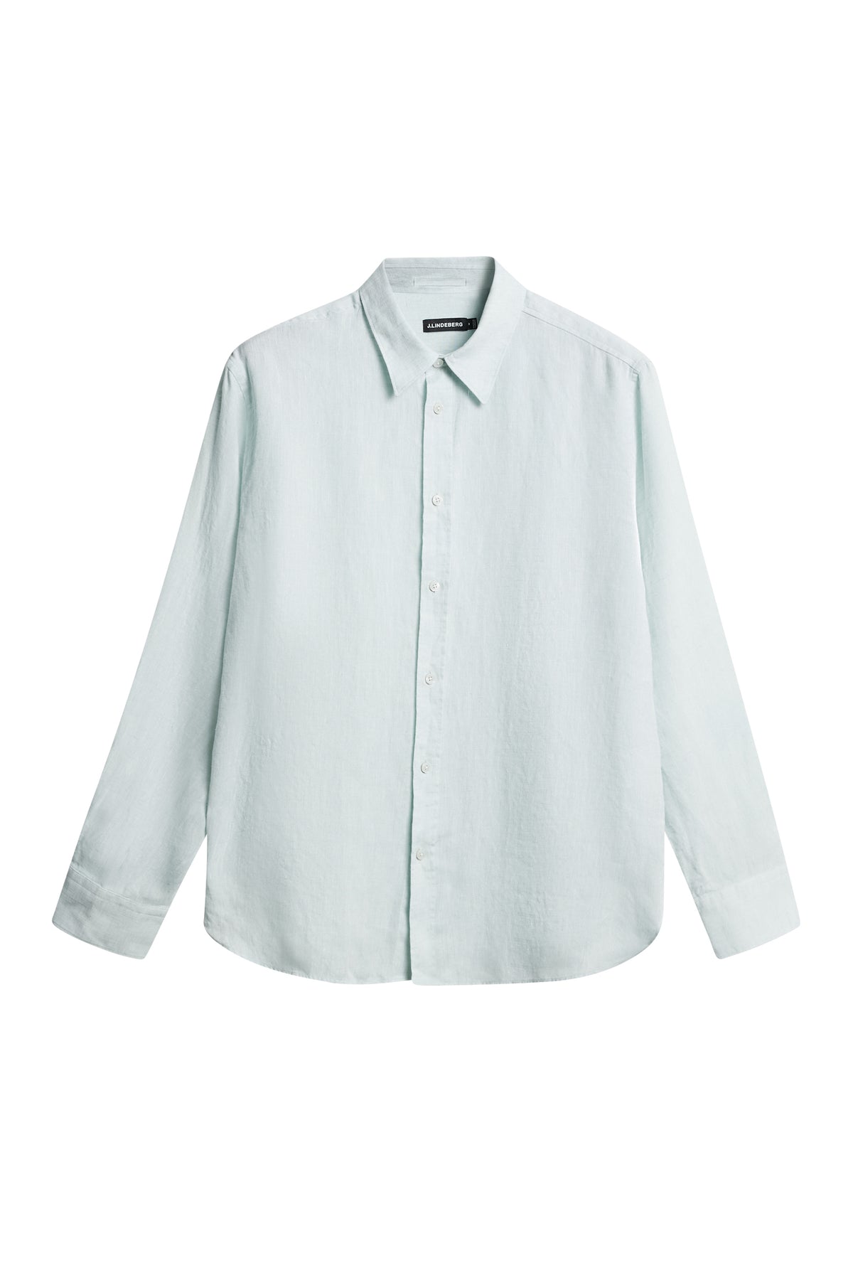 Reg LS Linen Melange Shirt in Winter Sky by J.Lindeberg