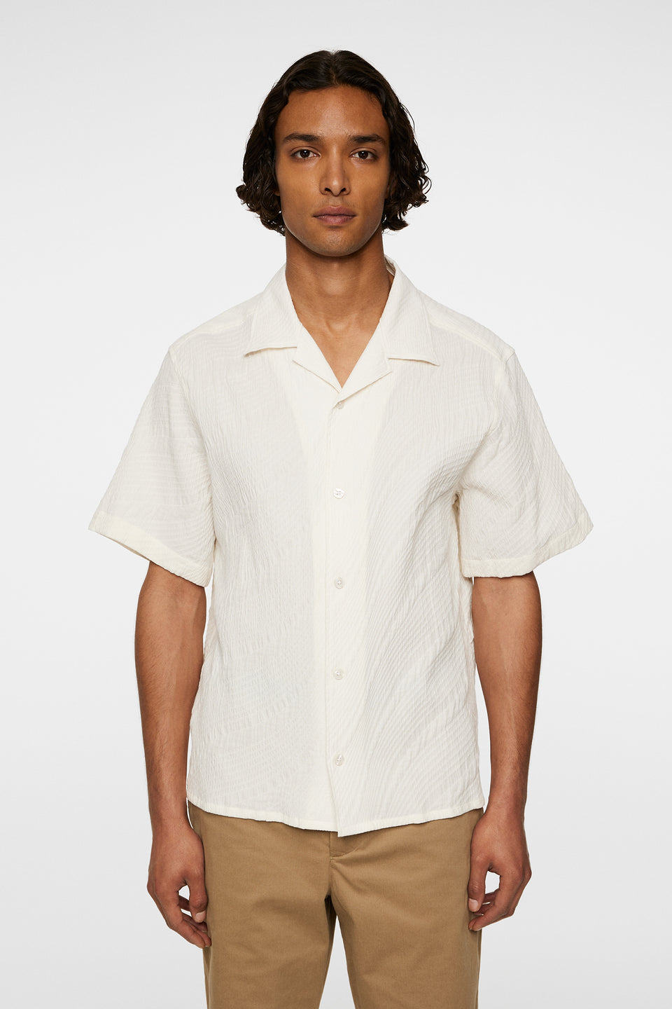 Donso Stretch Texture Shirt / Moonbeam