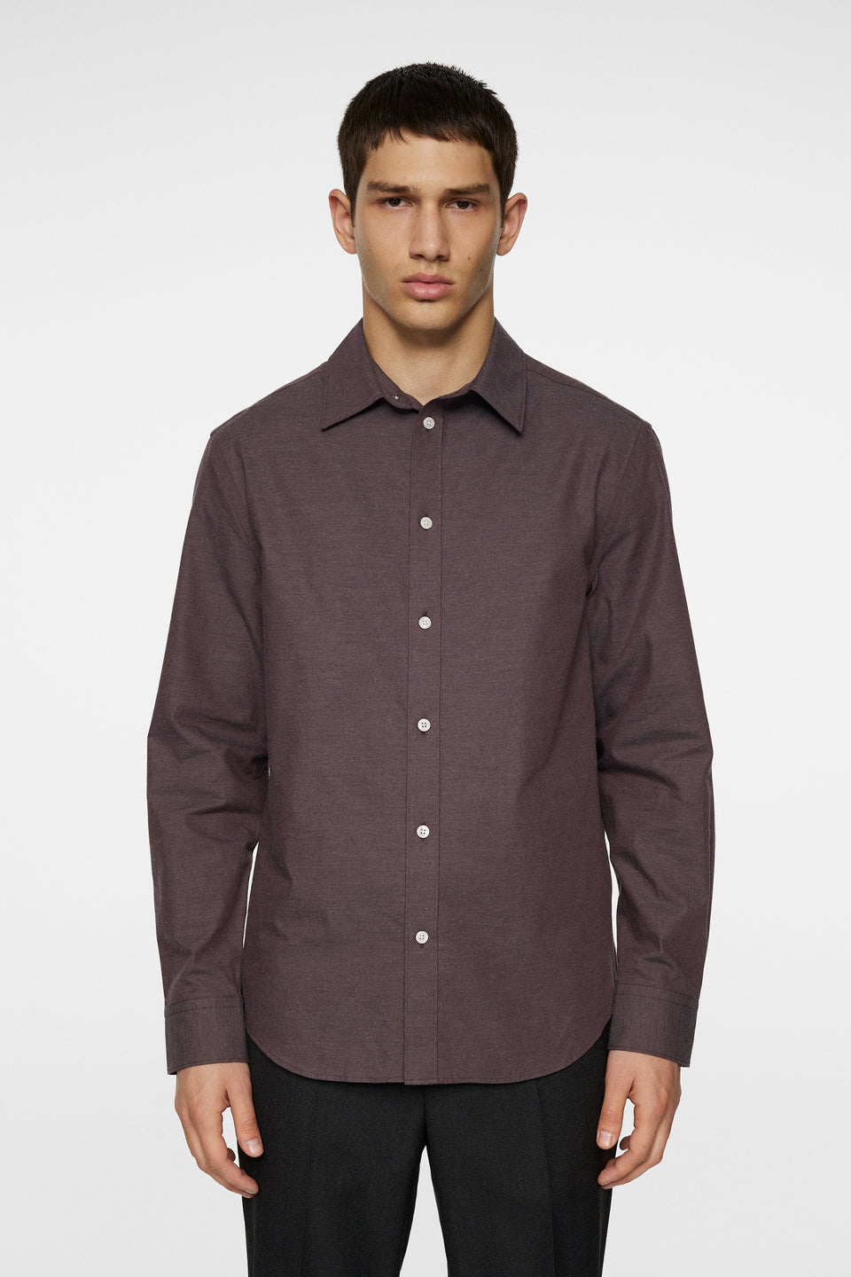 Slim Light Flannel Shirt / Huckleberry