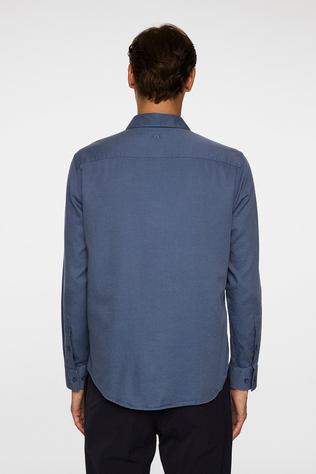 Slim LS Cotton Tencel Shirt in Vintage Indigo by J.Lindeberg
