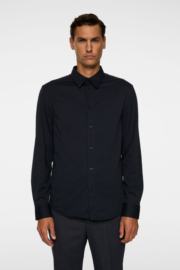 Marlon Interlock Jersey Shirt / JL Navy