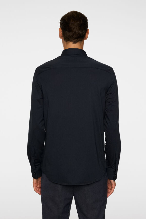 Marlon Interlock Jersey Shirt / JL Navy