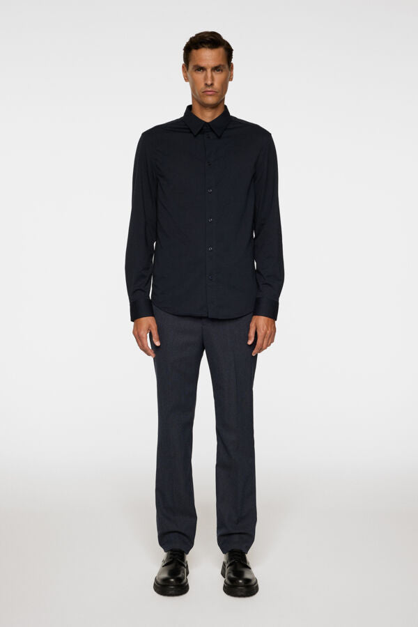Marlon Interlock Jersey Shirt / JL Navy