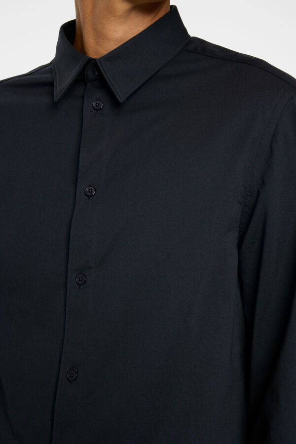 Marlon Interlock Jersey Shirt / JL Navy