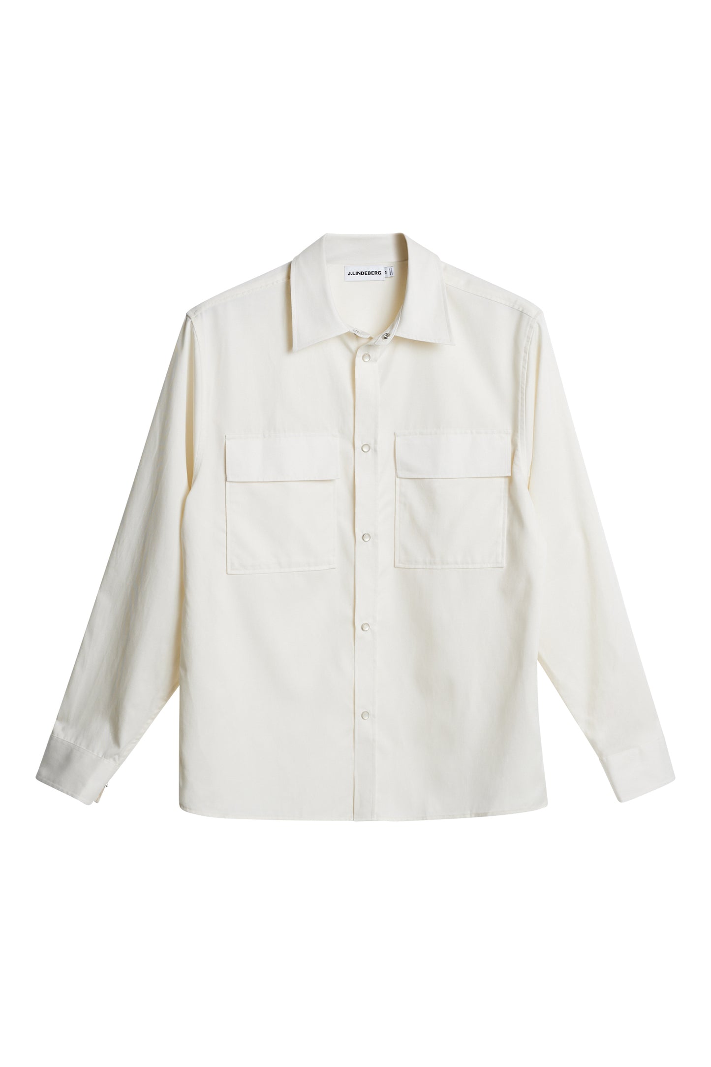 Finnigan Tencel Twill Shirt in Cloud White by J.Lindeberg