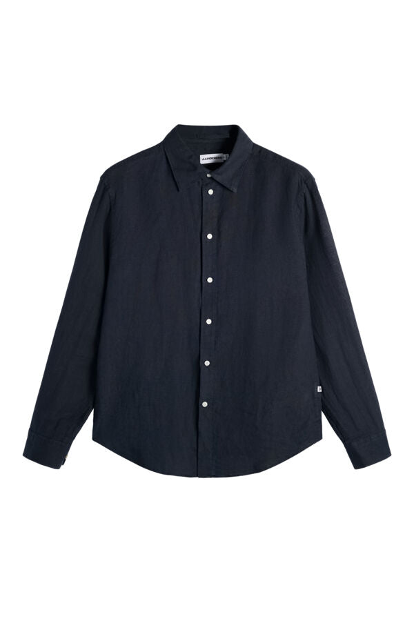 Zachary Clean Linen Shirt / JL Navy