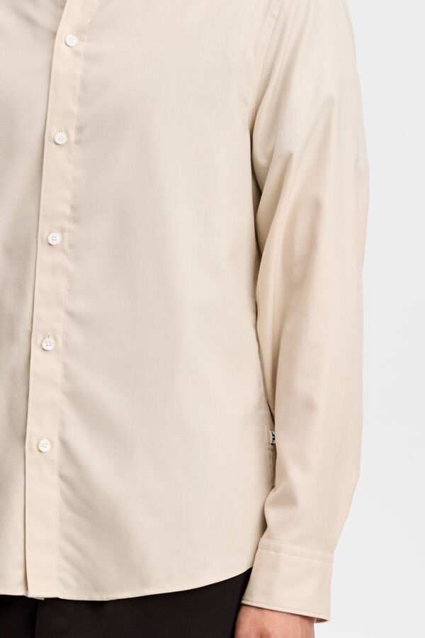 Marlon Cotton Tencel Shirt / Moonbeam