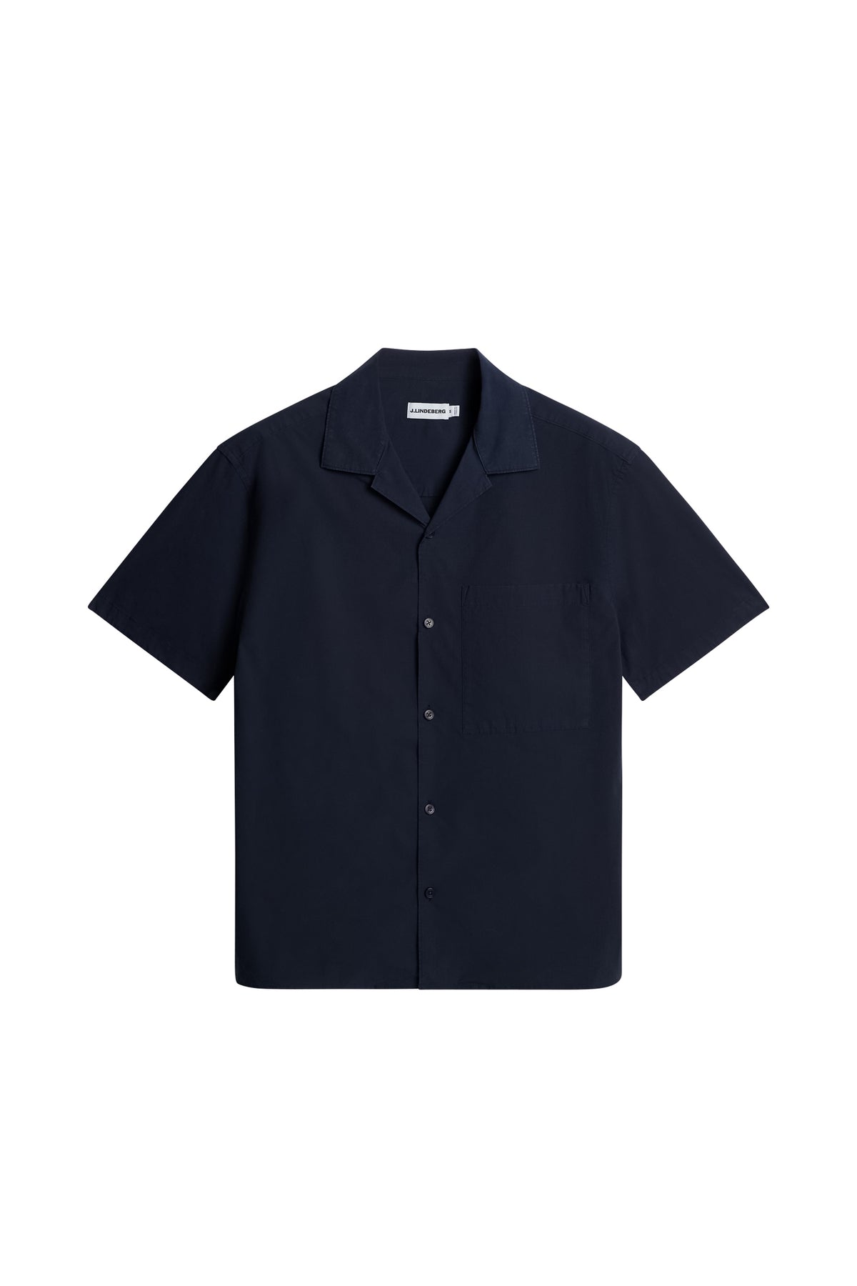 Ellis Cotton Resort Shirt in JL Navy by J.Lindeberg