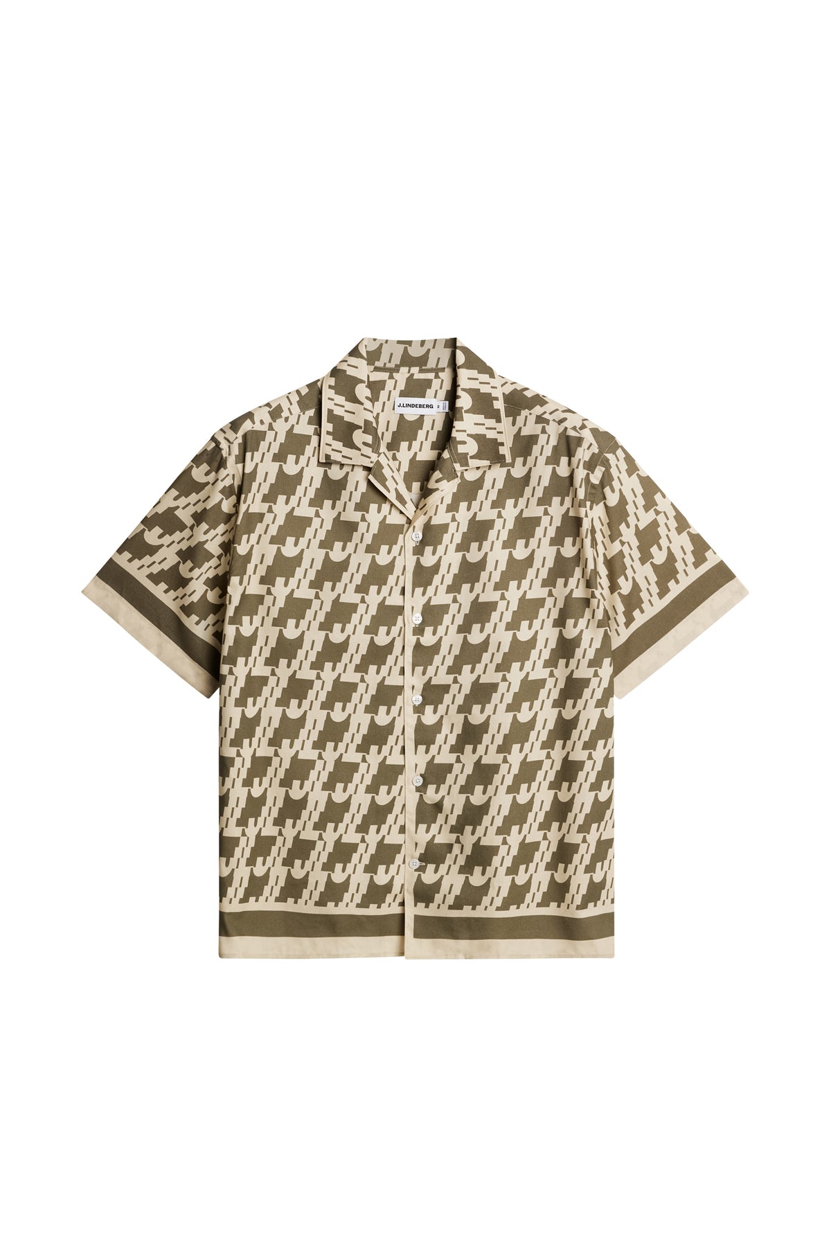 Ellis Border Resort Shirt / JL Glitch Kalamata