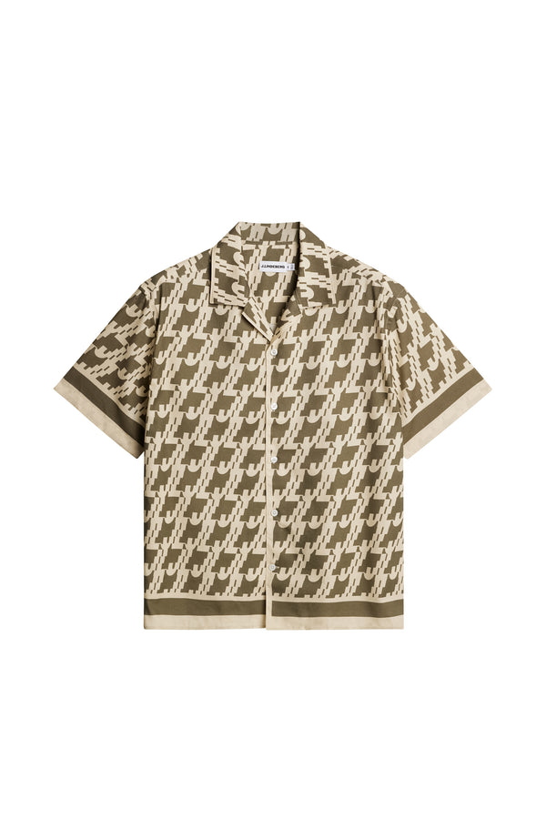 Ellis Border Resort Shirt / JL Glitch Kalamata