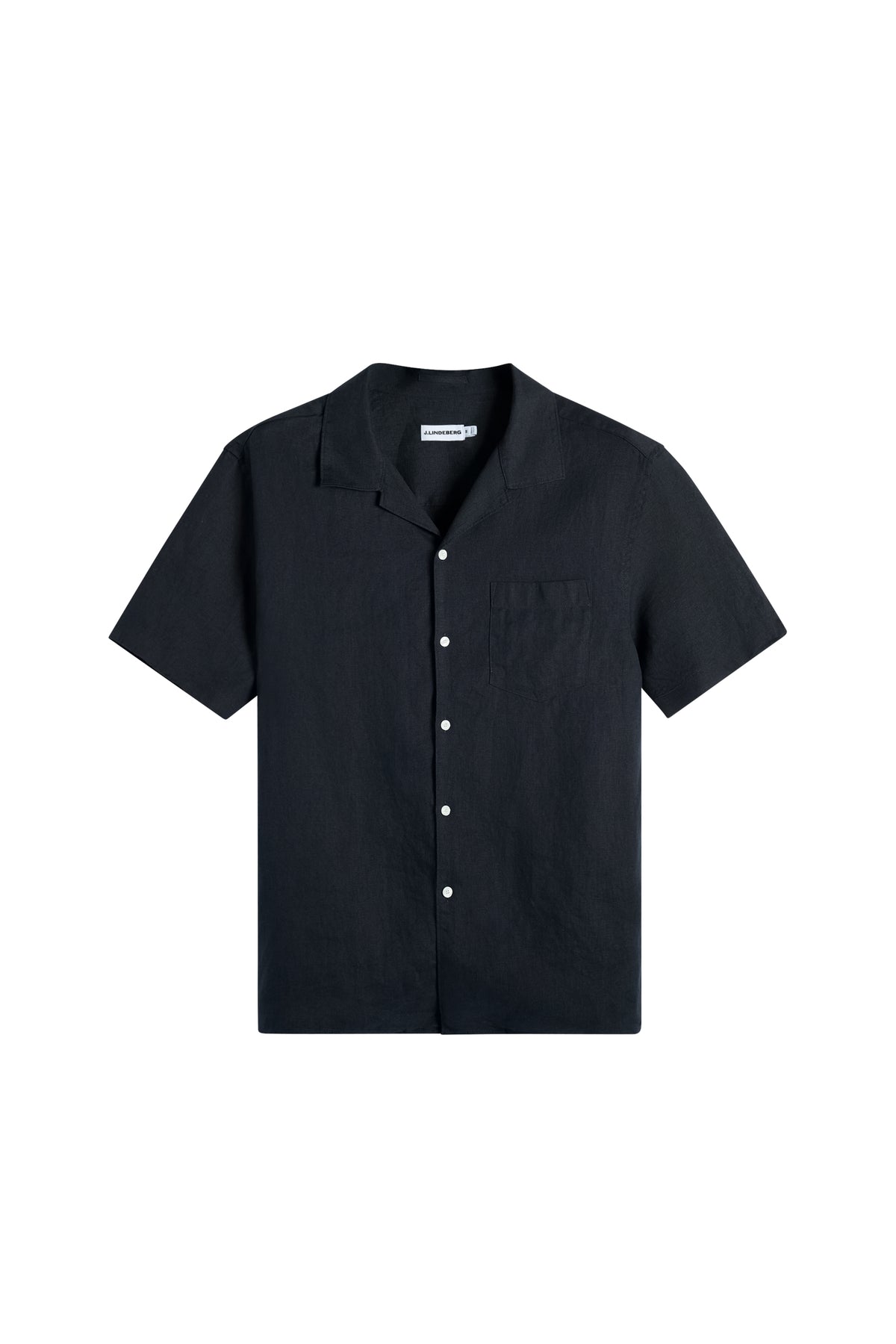 Elio Linen Shirt in JL Navy by J.Lindeberg