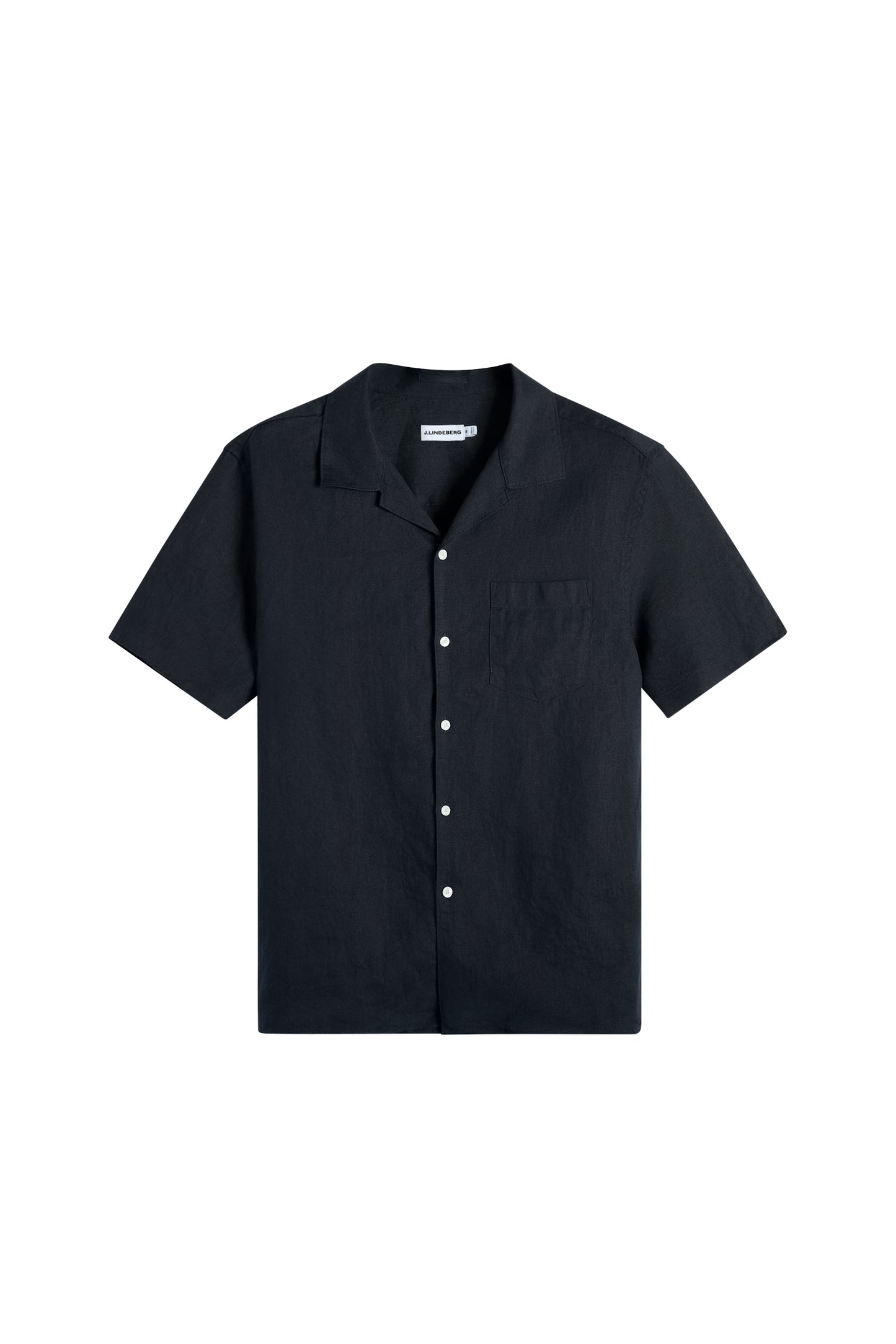Elio Linen Shirt in JL Navy by J.Lindeberg