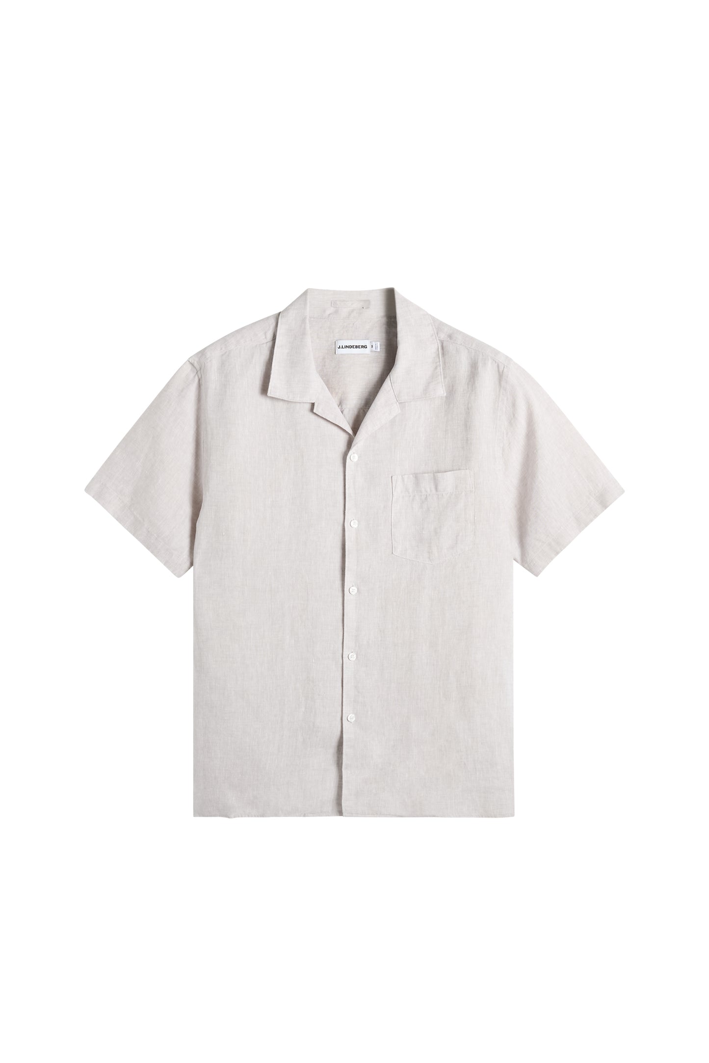 Elio Linen Shirt in Moonbeam by J.Lindeberg