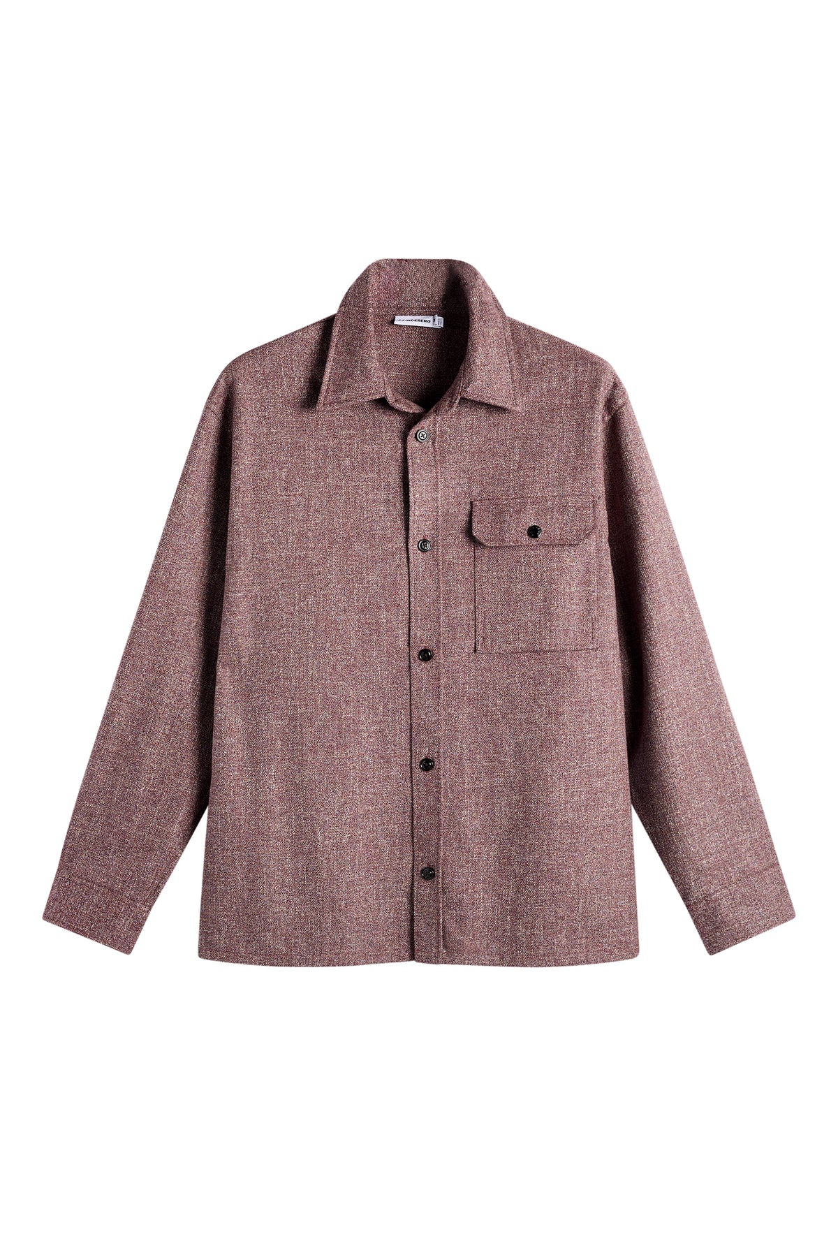 Coen Mouline Structure Shirt in Winetasting by J.Lindeberg