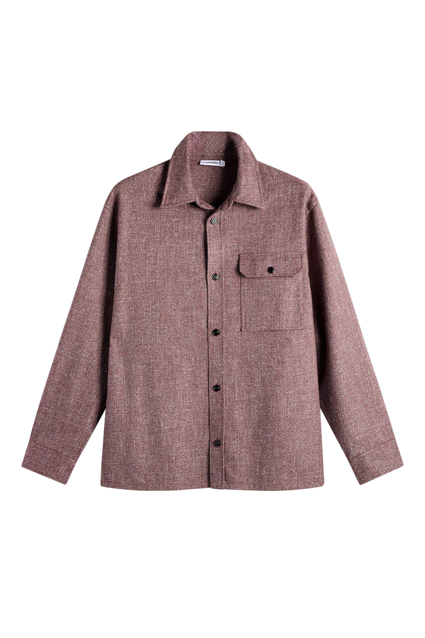 Coen Mouline Structure Shirt in Winetasting by J.Lindeberg