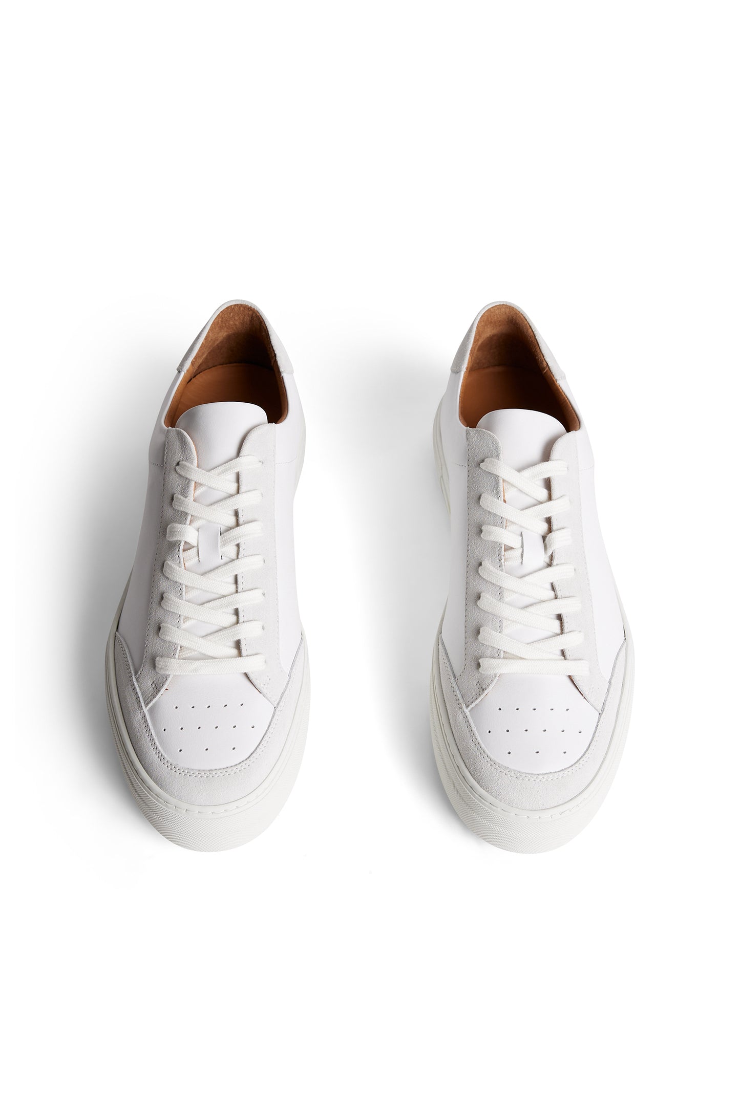 Art Signature Leather Sneaker in White by J.Lindeberg