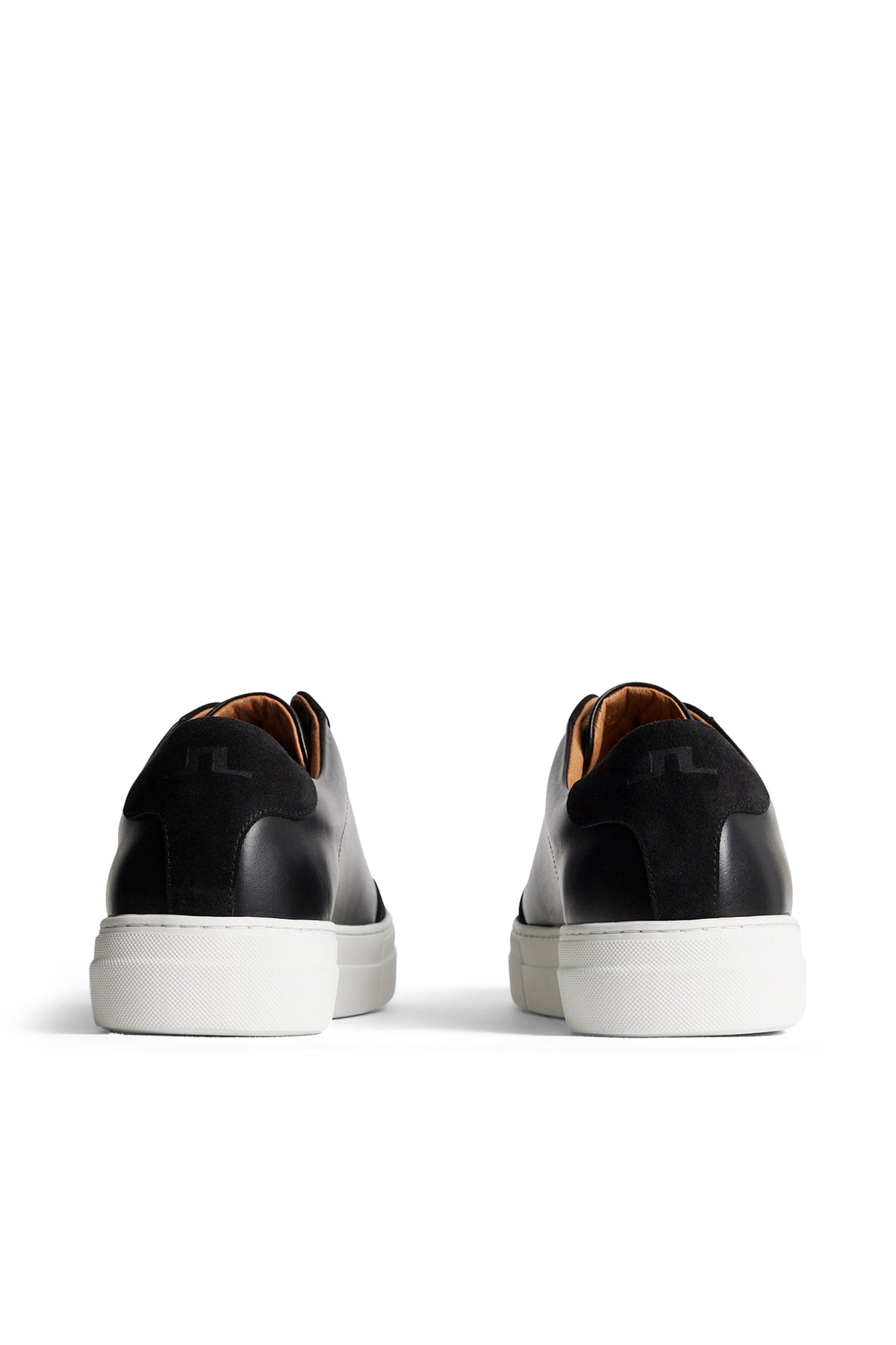 Art Signature Leather Sneaker in Black by J.Lindeberg