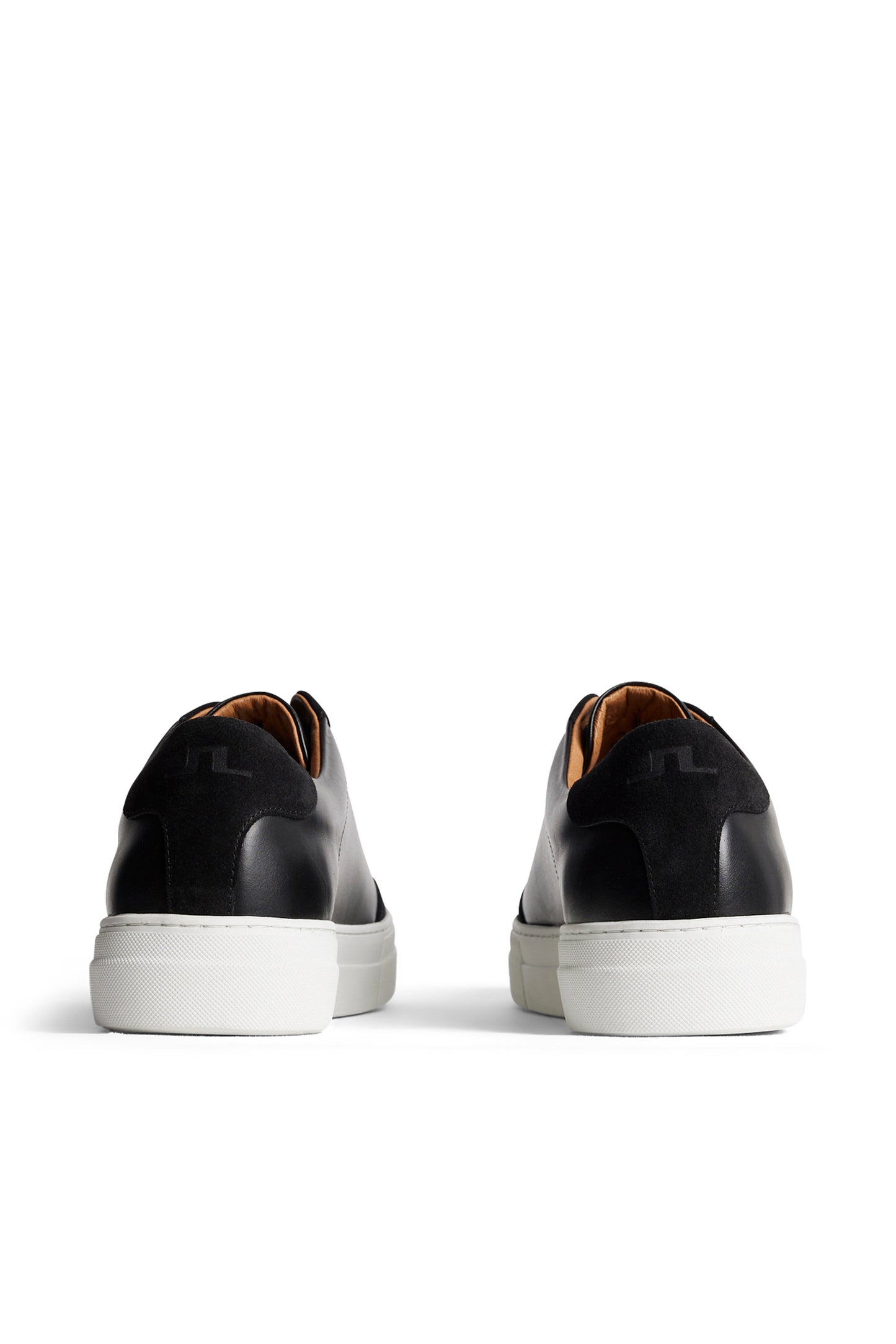 Art Signature Leather Sneaker in Black by J.Lindeberg