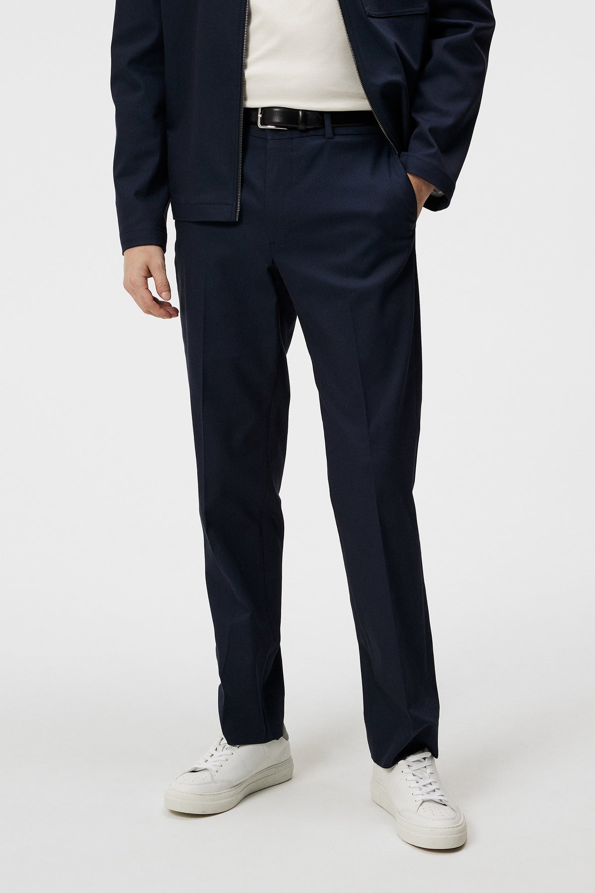 Lois Cotton Twill Pant in JL Navy by J.Lindeberg