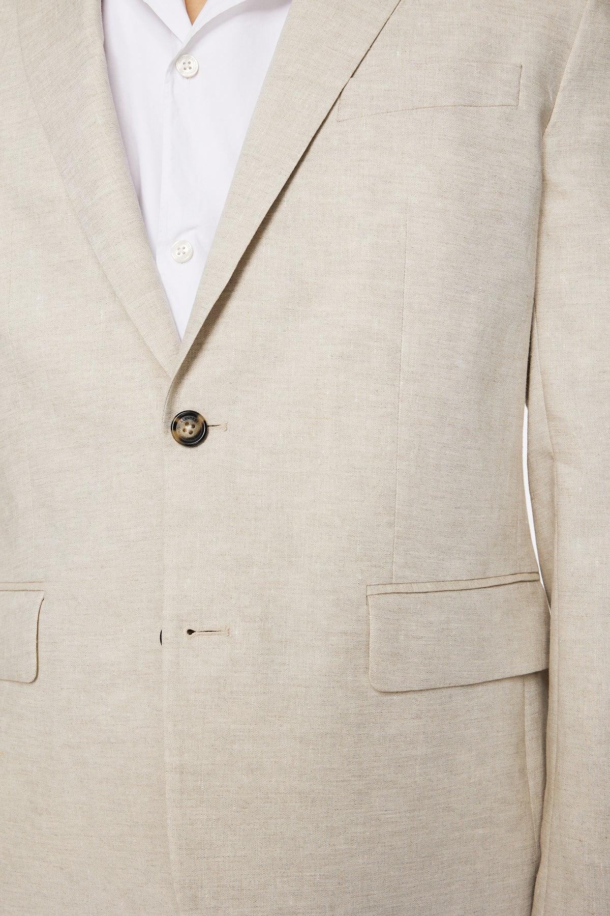 Elton U Super Linen Blazer in Moonbeam by J.Lindeberg