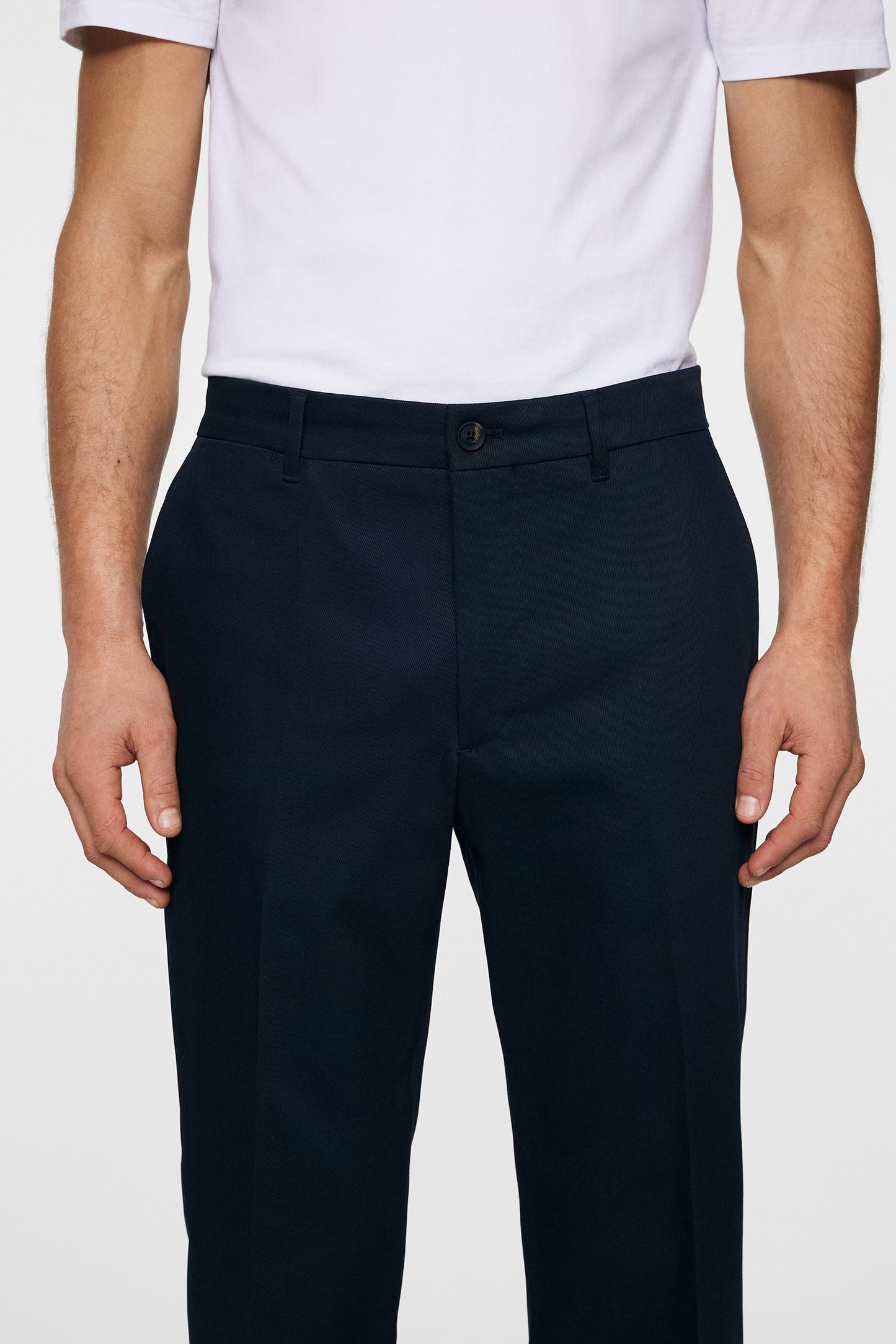 Lois T Cotton Twill Pant in JL Navy by J.Lindeberg