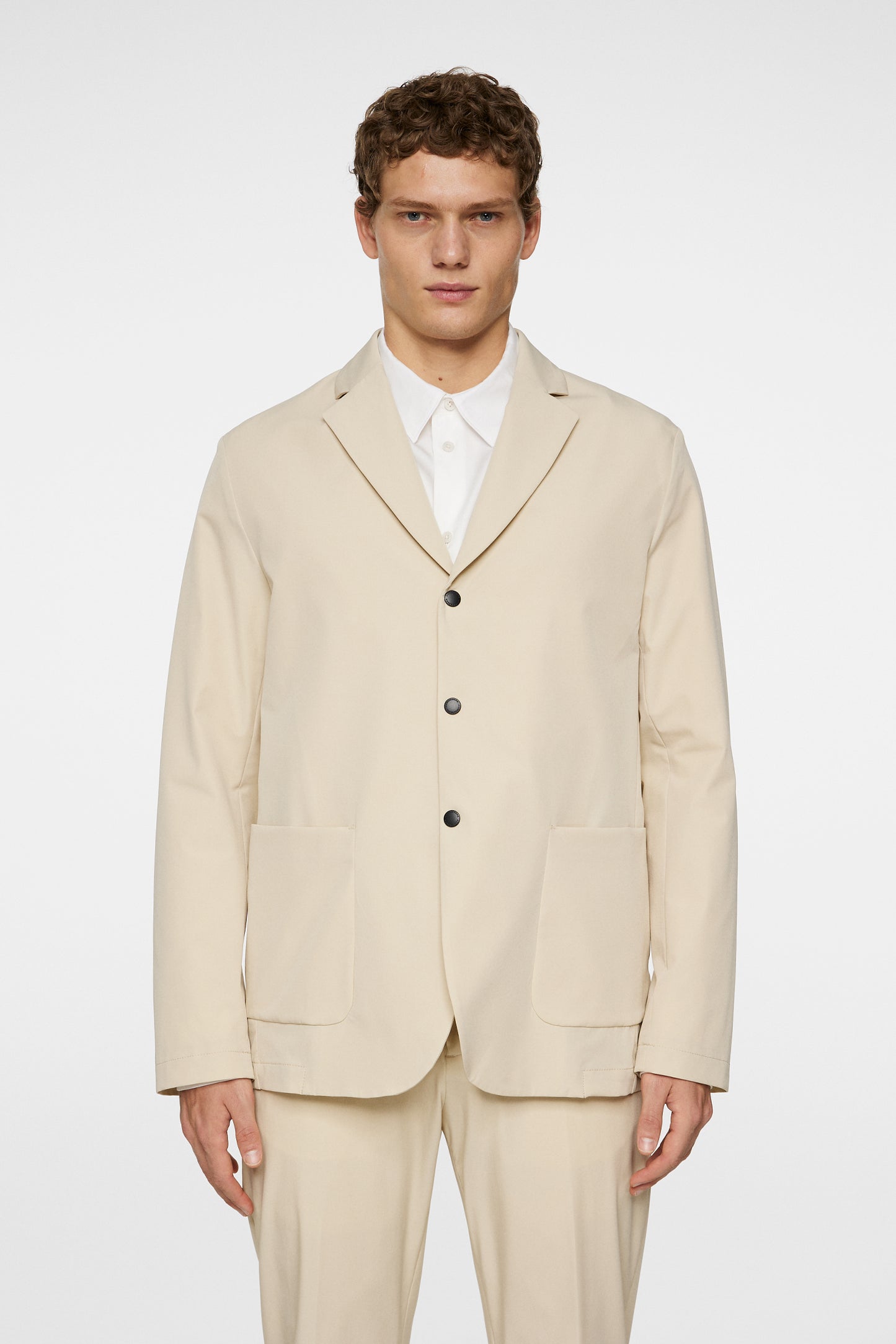 Barry WR Tech Blazer in Moonbeam by J.Lindeberg