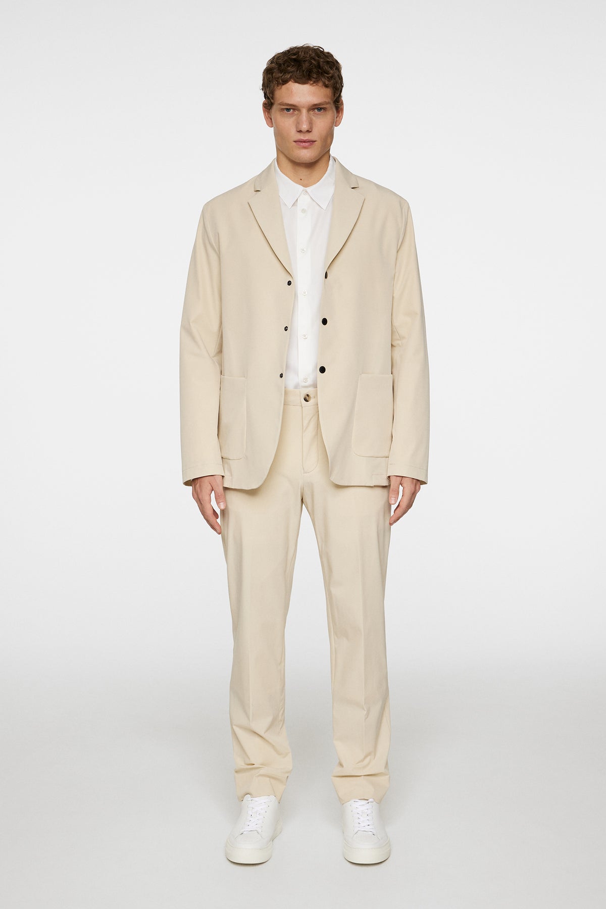 Barry WR Tech Blazer in Moonbeam by J.Lindeberg