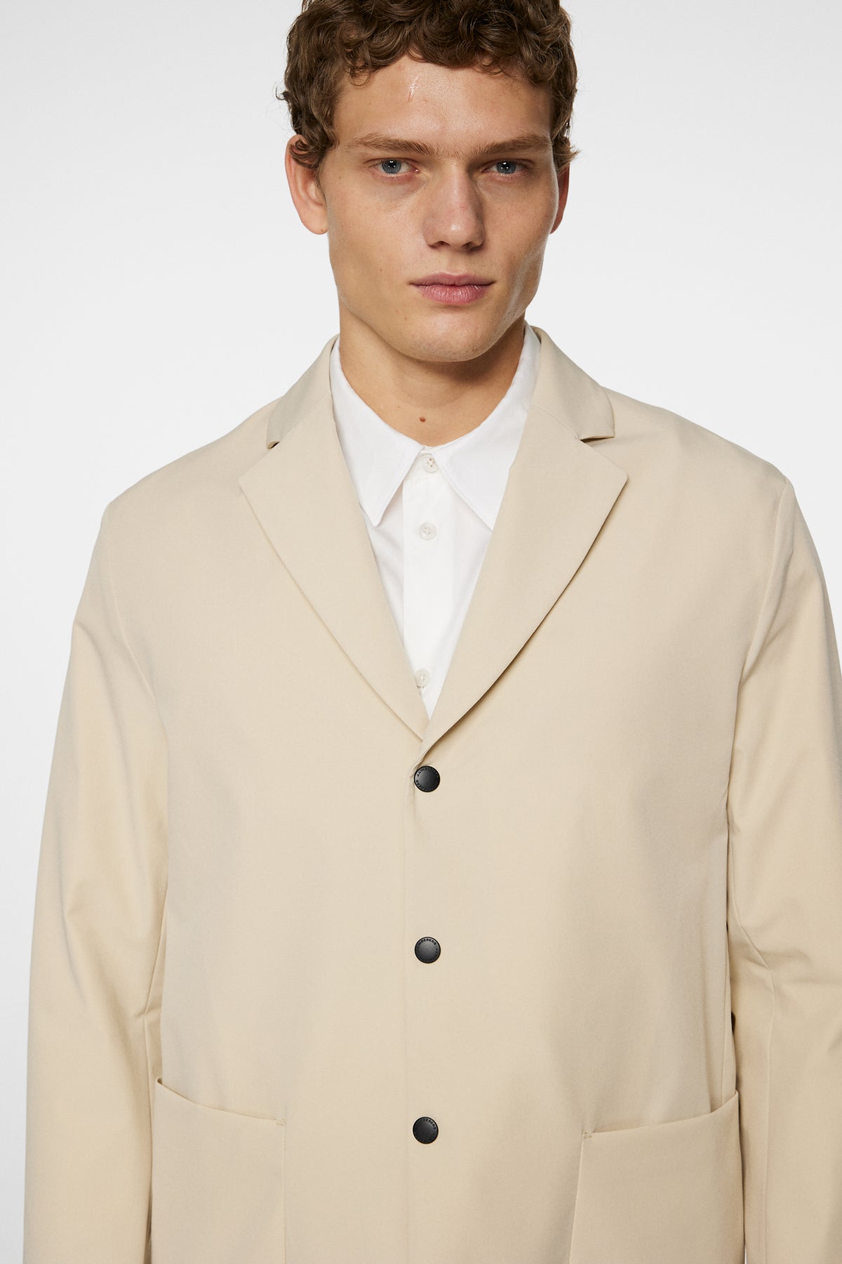 Barry WR Tech Blazer in Moonbeam by J.Lindeberg