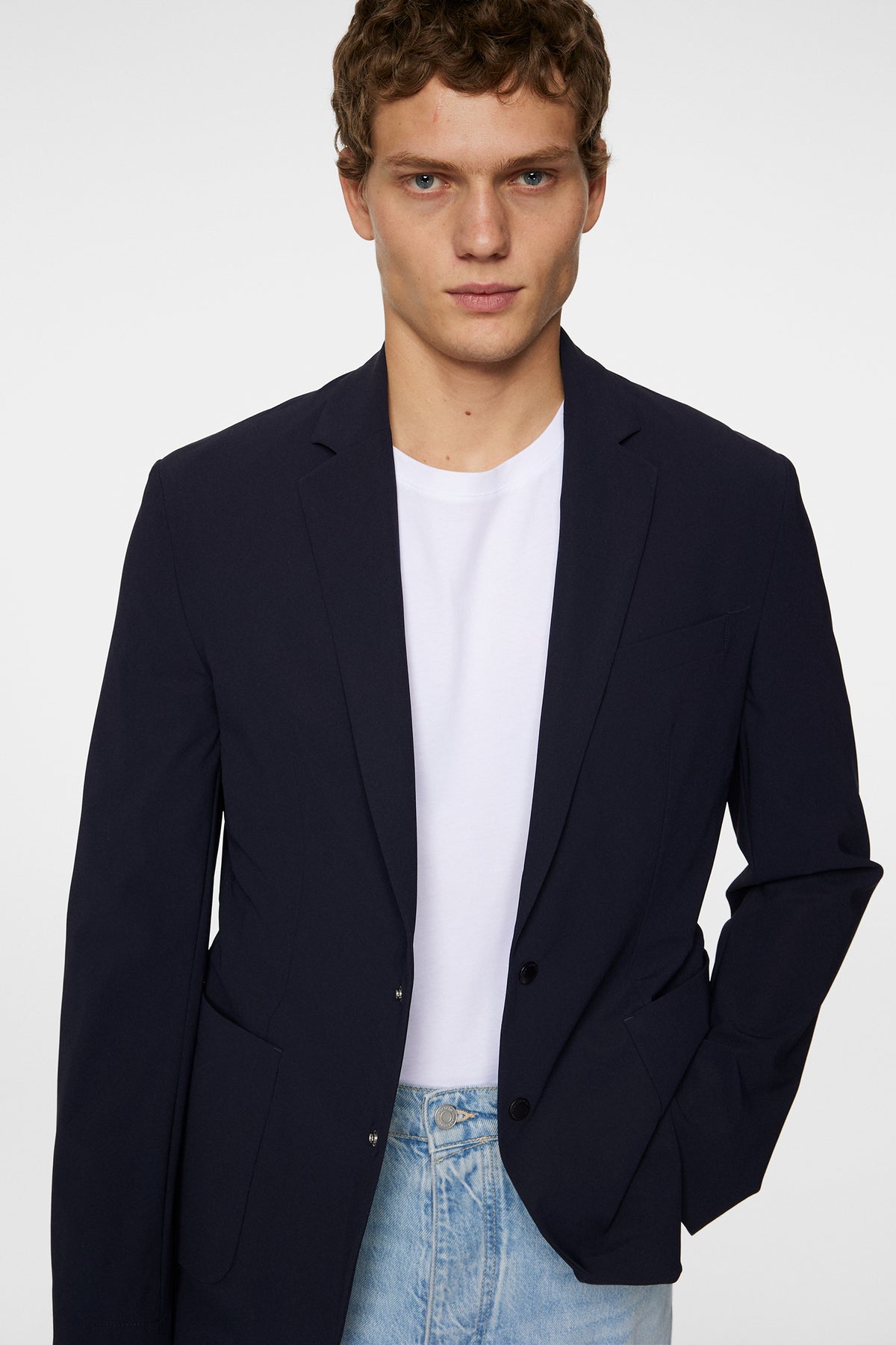 Pat U 4 Way Stretch in JL Navy by J.Lindeberg