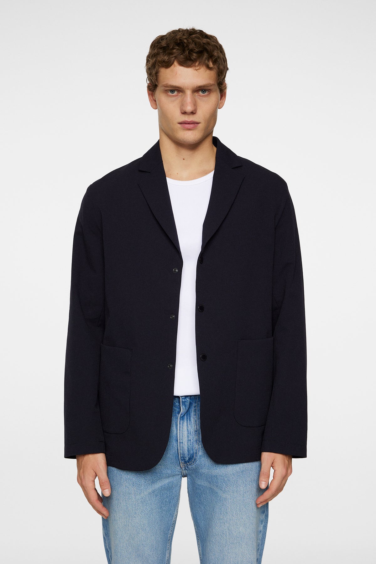 Barry Oxy Tech Blazer in JL Navy by J.Lindeberg