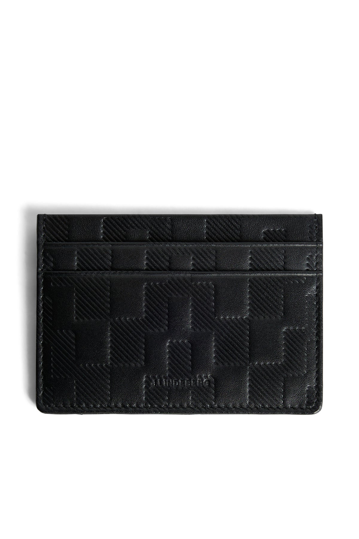 Leon Card Holder in Black by J.Lindeberg